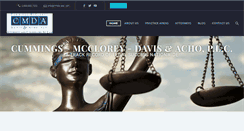 Desktop Screenshot of cmda-law.com